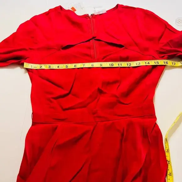 Urban Outfitters Cooperative Red Flare Dress Size 0 Brand New - Picture 7 of 9